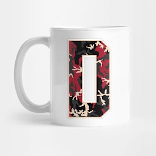 Initial Capital Letter A Camo Alphabet Gift Women Men Boys Girls Mug